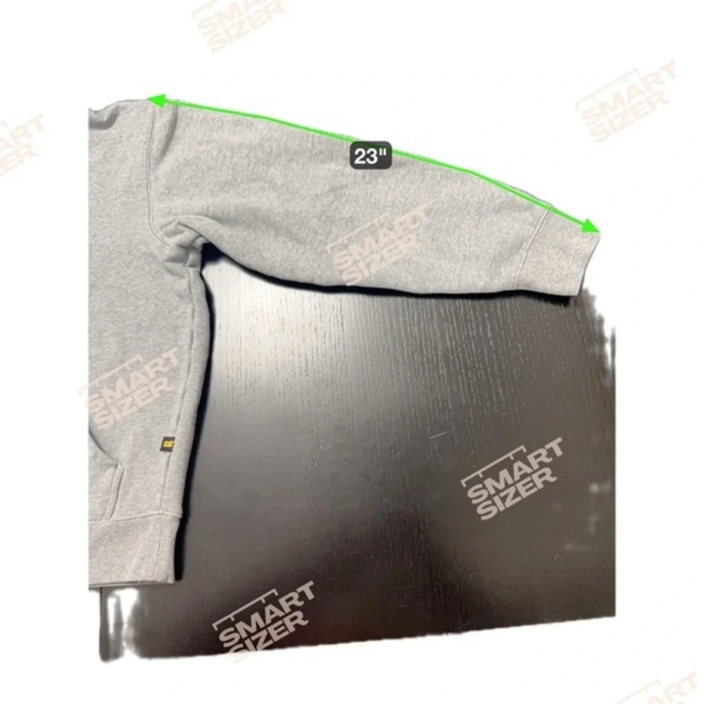 CAT Caterpillar Men M Gray Hoodie Sweatshirt Workwear Heritage Streetwear‎